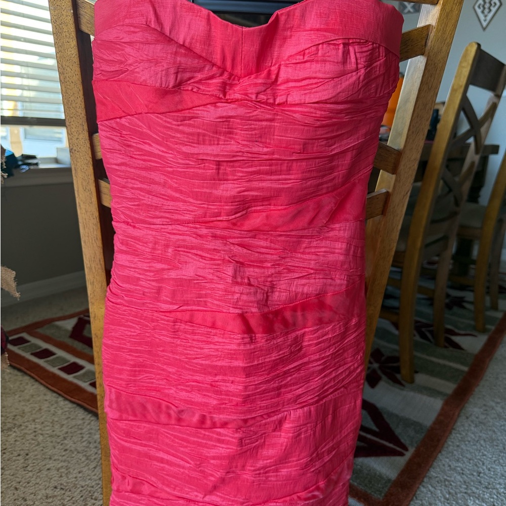 Poetry Pink Strapless Dress